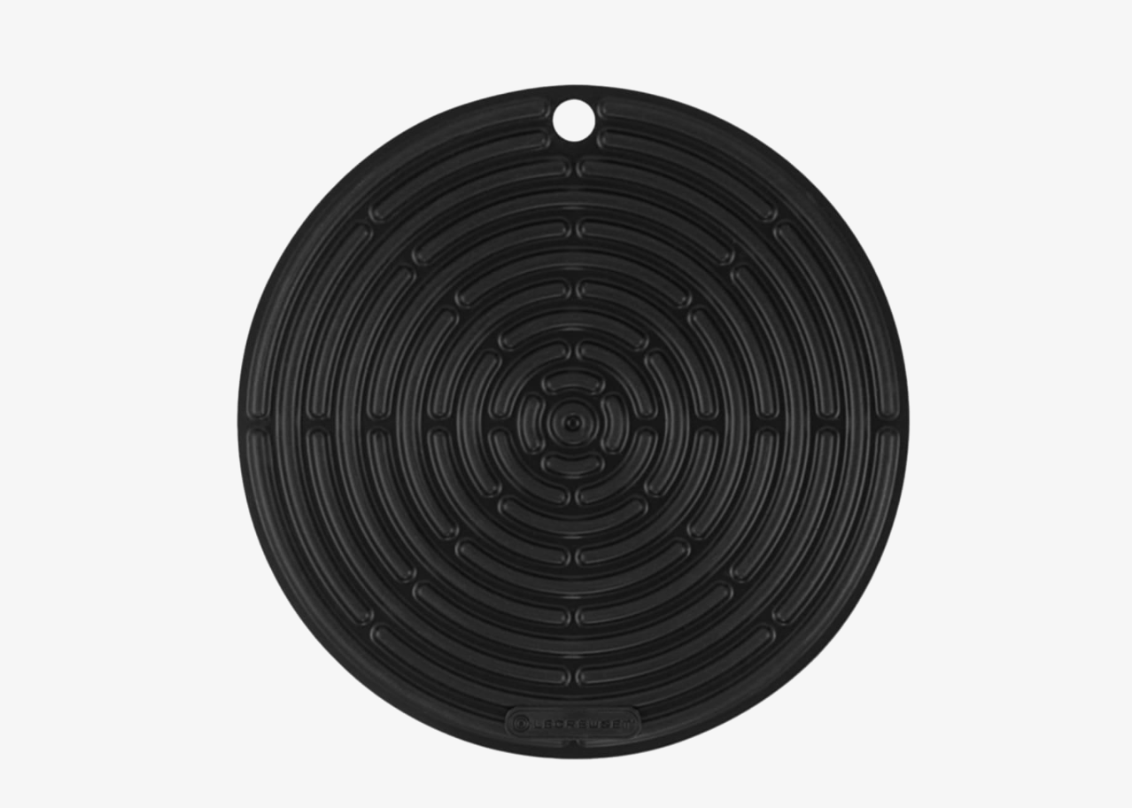 Le Creuset Silicone Cool Tool Round Mat 20cm Satin Black